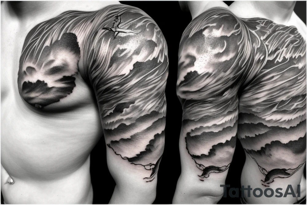 lightning strike, gods, storm, icarus, anger, lightning, white lightning, japanese clouds tattoo idea