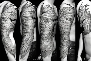 lightning strike, icarus, white lightning, japanese clouds tattoo idea