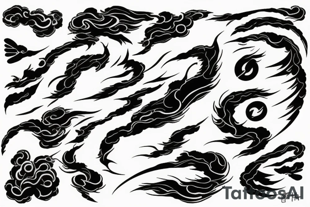 lightning phoenix, made of lightning, abstract japanese tattoo idea lightning phoenix, made of lightning, abstract japanese tattoo idea