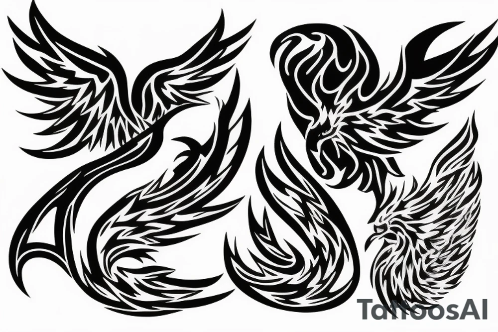 phoenix on fire, made of lightning, dotwork tattoo idea phoenix on fire, made of lightning, dotwork tattoo idea