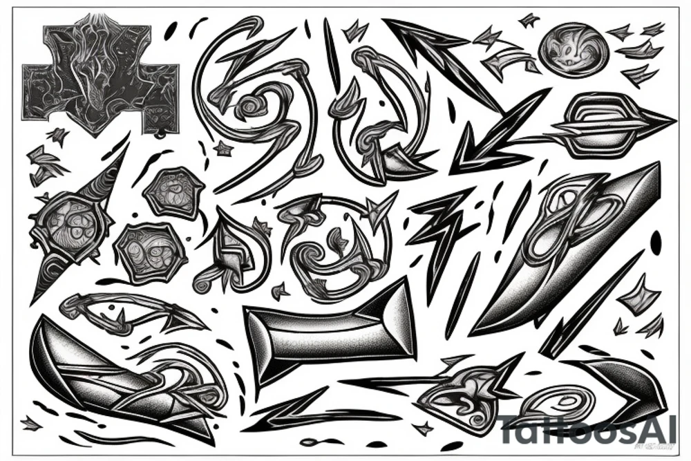 lightning strike storm, Phoenician, fire, war, achilles tattoo idea