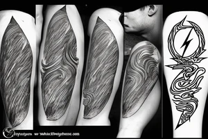 lightning strike storm, Phoenician, fire, war, Sisyphus tattoo idea
