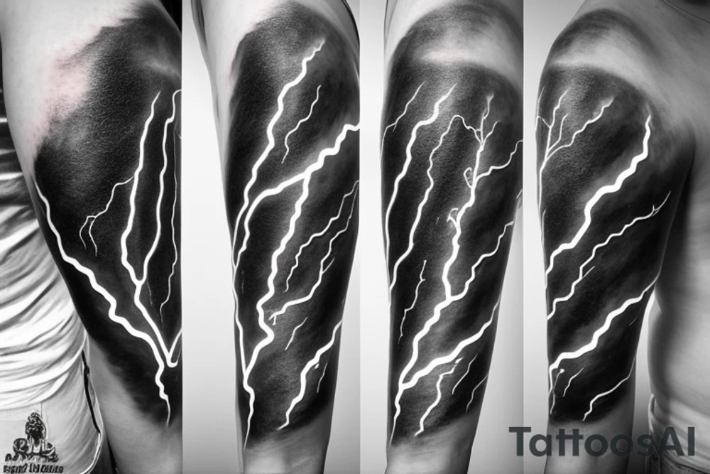 lightning, realism, negative space, lightning storm, lightning bolt tattoo idea lightning, realism, negative space, lightning storm, lightning bolt tattoo idea