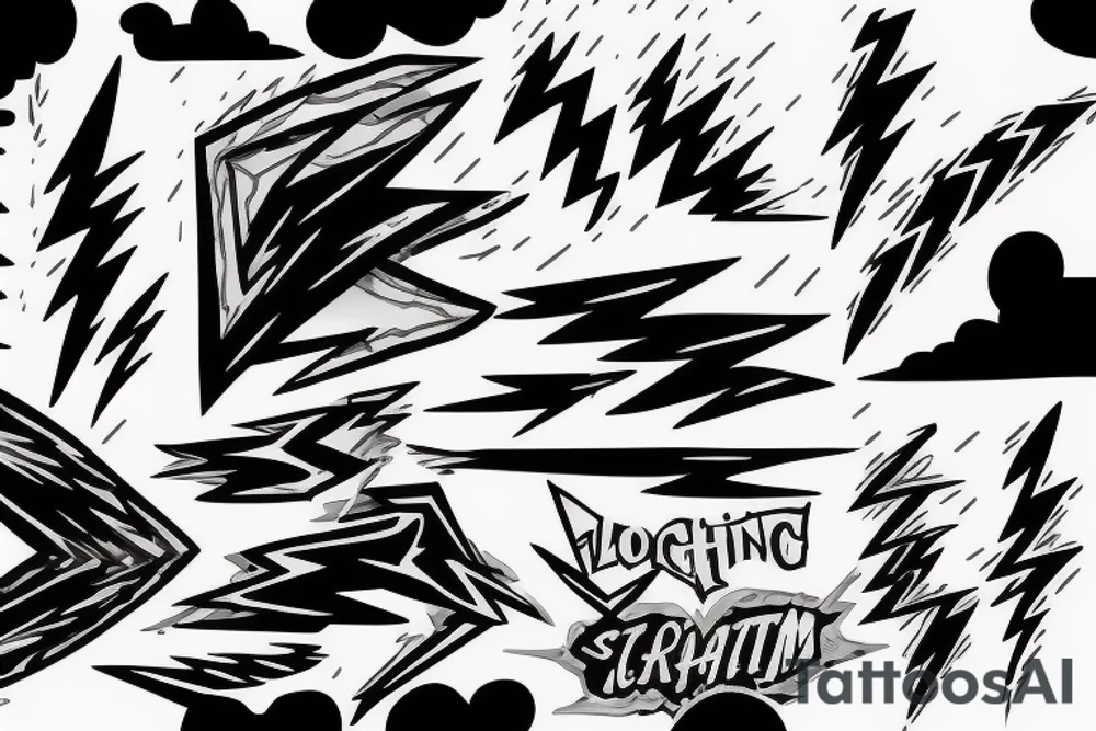 lightning, realism, negative space, lightning storm, lightning bolt tattoo idea lightning, realism, negative space, lightning storm, lightning bolt tattoo idea