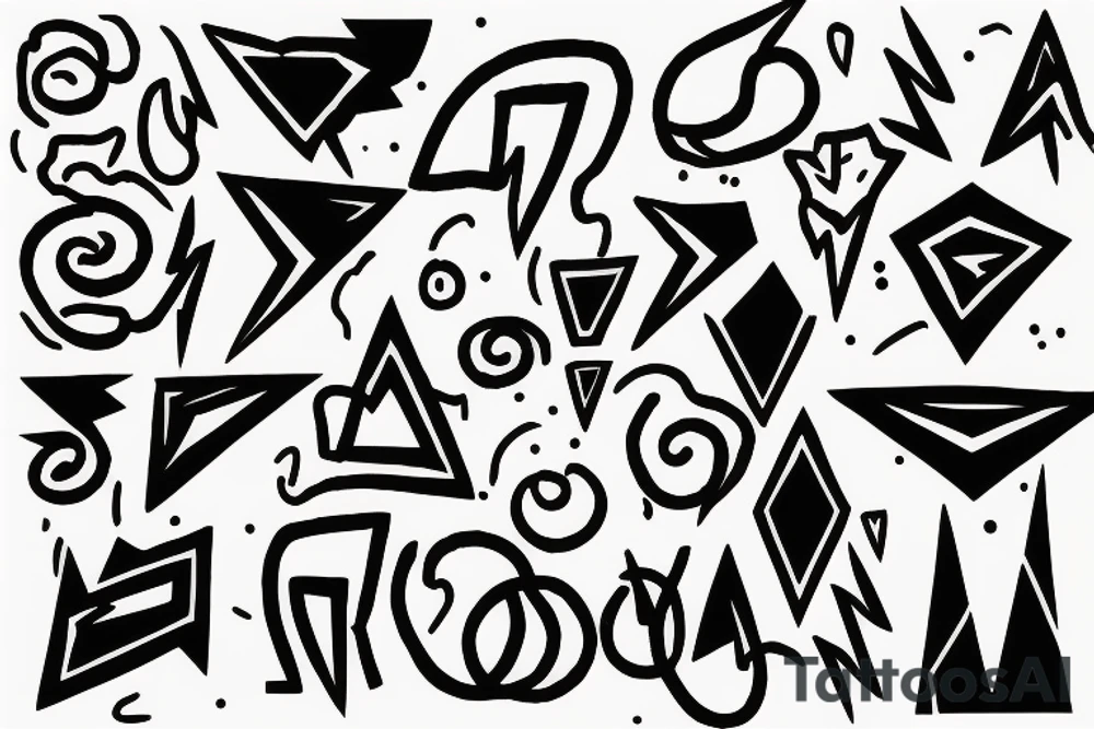abstract art, thin lines, negative space, lightning tattoo idea abstract art, thin lines, negative space, lightning tattoo idea