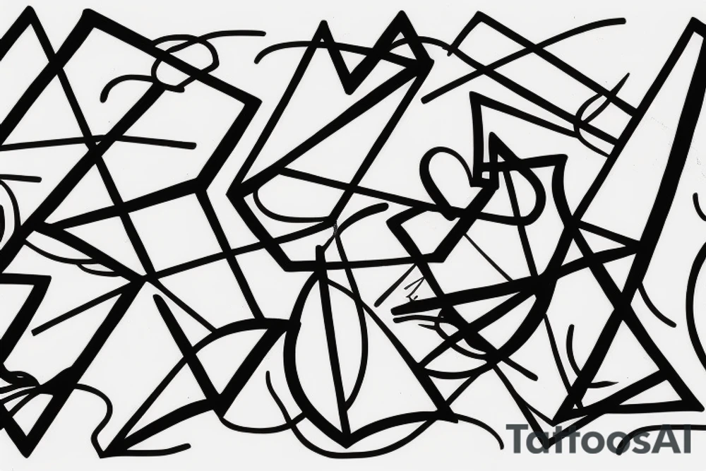 abstract art, thin lines, negative space, lightning tattoo idea abstract art, thin lines, negative space, lightning tattoo idea