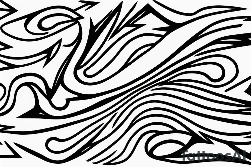 abstract art, thin lines, negative space, lightning tattoo idea abstract art, thin lines, negative space, lightning tattoo idea