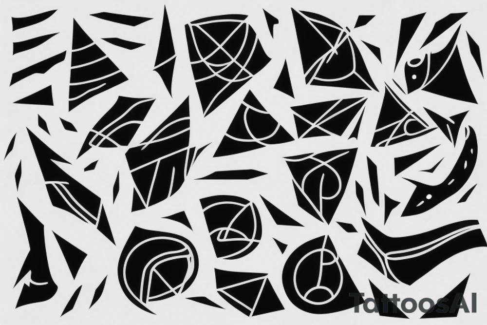 abstract art, thin lines, negative space, lightning tattoo idea abstract art, thin lines, negative space, lightning tattoo idea