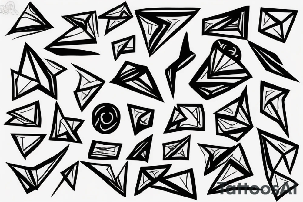abstract art, thin lines, negative space, lightning tattoo idea abstract art, thin lines, negative space, lightning tattoo idea