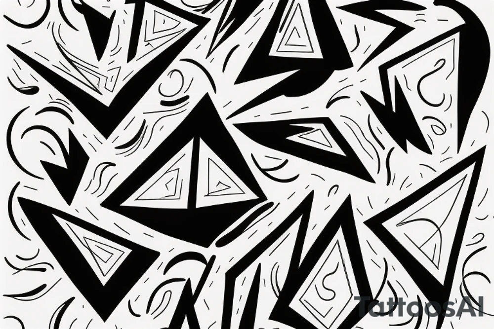 abstract art, thin lines, negative space, lightning tattoo idea abstract art, thin lines, negative space, lightning tattoo idea