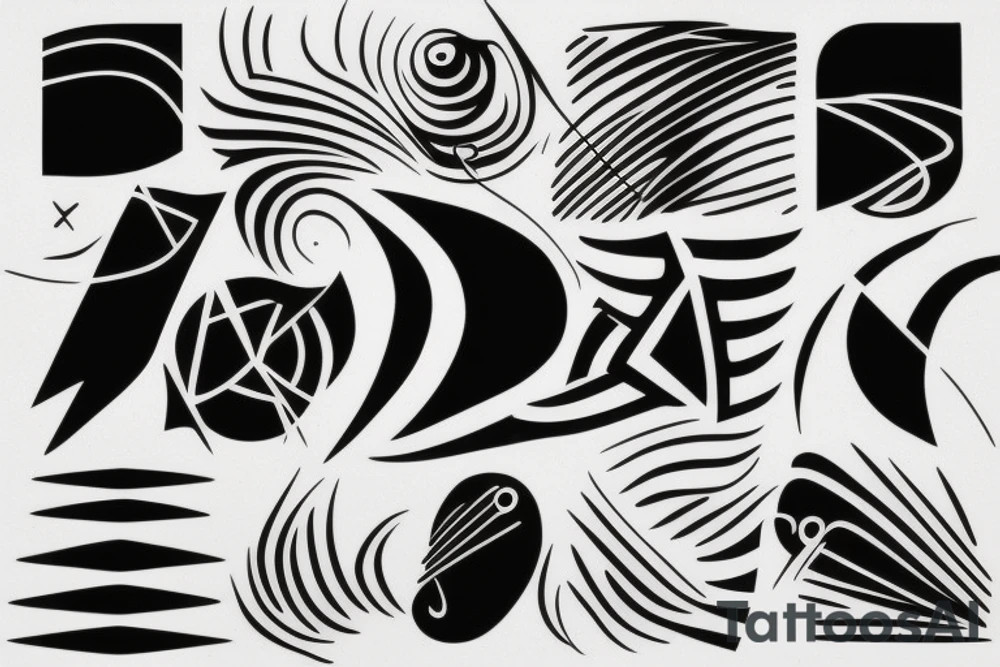 abstract art, thin lines, negative space, lightning tattoo idea abstract art, thin lines, negative space, lightning tattoo idea