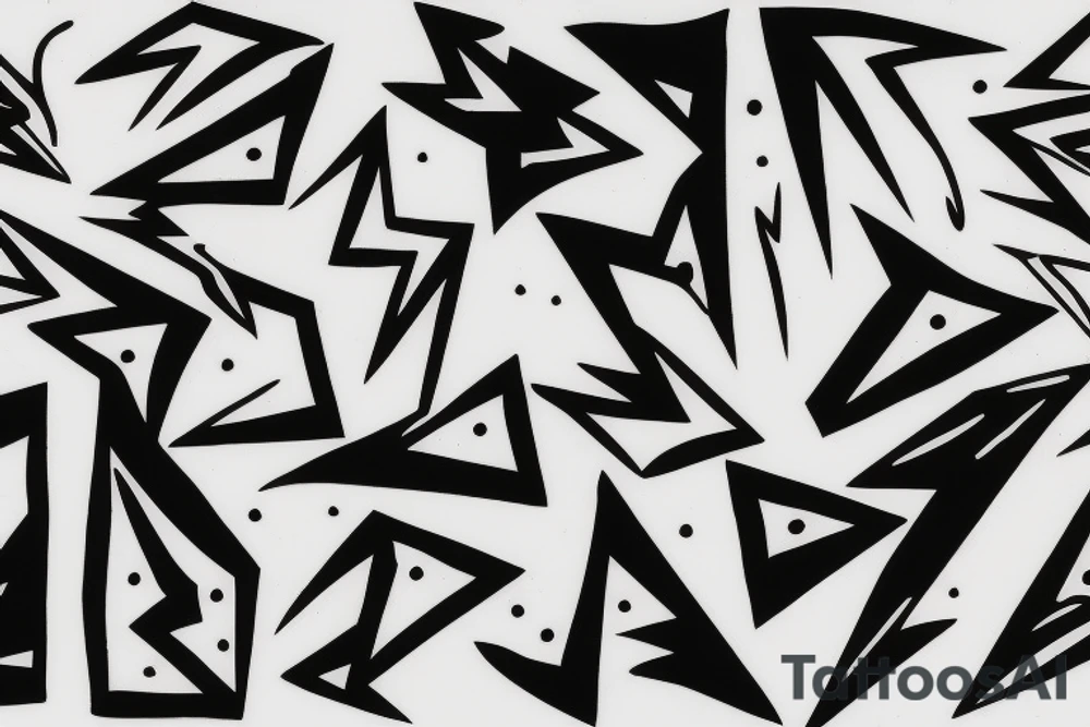 abstract art, thin lines, negative space, lightning tattoo idea abstract art, thin lines, negative space, lightning tattoo idea