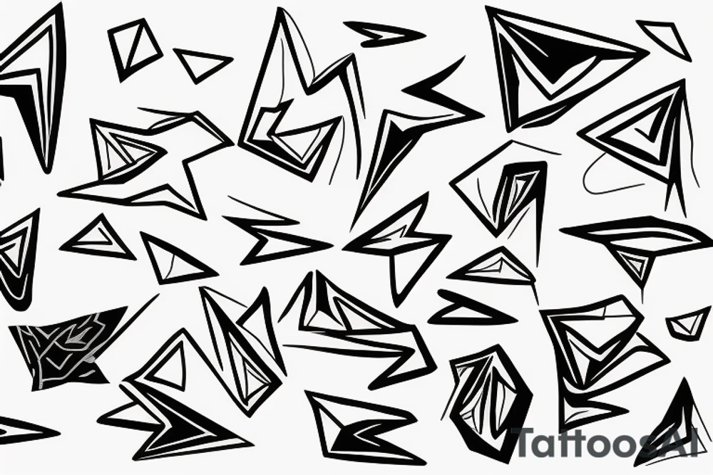 abstract art, thin lines, negative space, lightning tattoo idea abstract art, thin lines, negative space, lightning tattoo idea