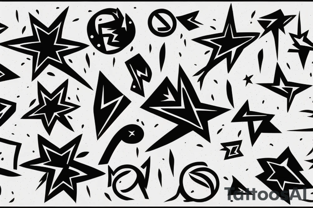 abstract art, thin lines, negative space, lightning tattoo idea abstract art, thin lines, negative space, lightning tattoo idea