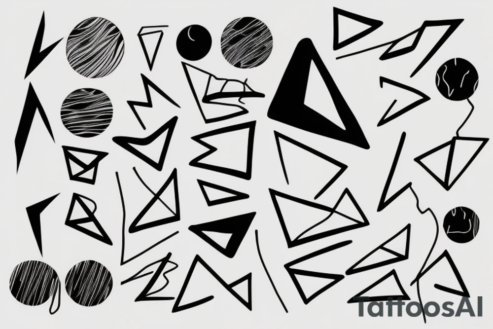 abstract art, thin lines, negative space, lightning tattoo idea abstract art, thin lines, negative space, lightning tattoo idea