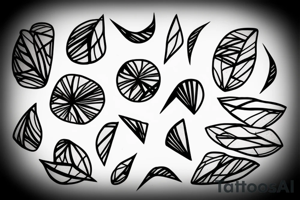 abstract art, thin lines, negative space, lightning, olive branch tattoo idea abstract art, thin lines, negative space, lightning, olive branch tattoo idea