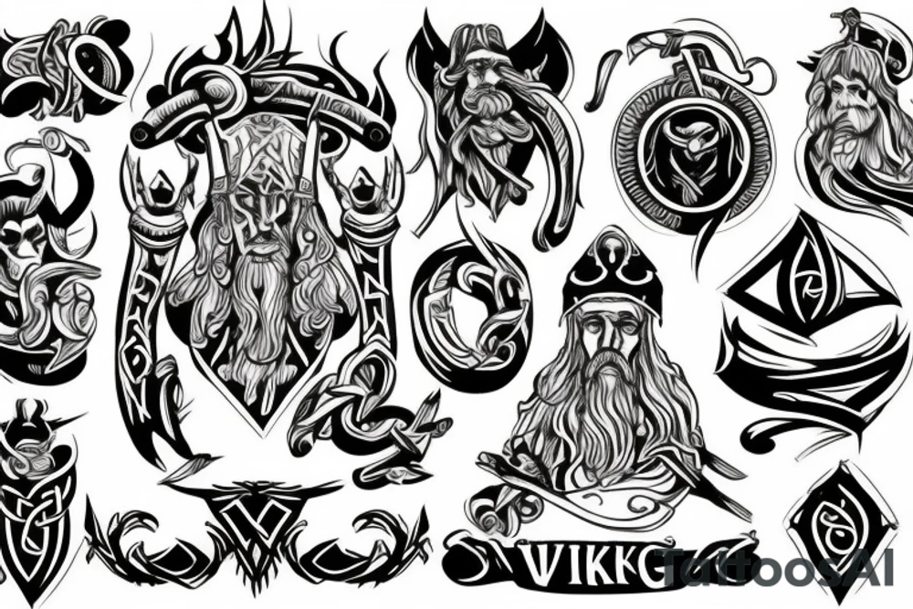 Viking tattoo idea