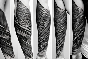 abstract art, thin lines, negative space, lightning, icarus tattoo idea