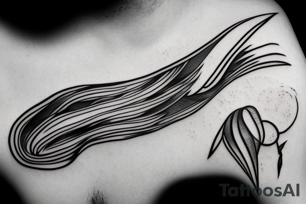 abstract art, thin lines, negative space, lightning, icarus tattoo idea abstract art, thin lines, negative space, lightning, icarus tattoo idea