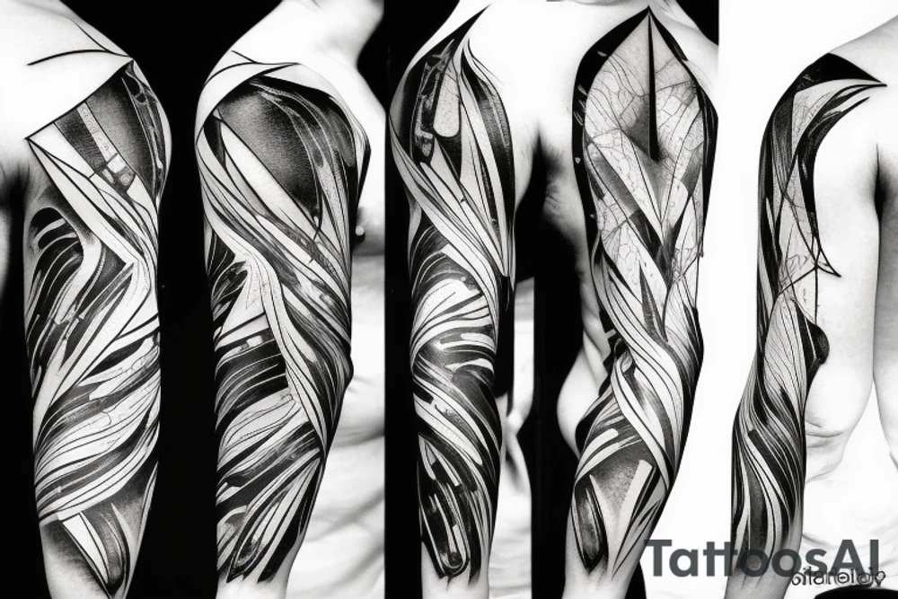 abstract art, thin lines, negative space, lightning, icarus, symmetrical tattoo idea abstract art, thin lines, negative space, lightning, icarus, symmetrical tattoo idea