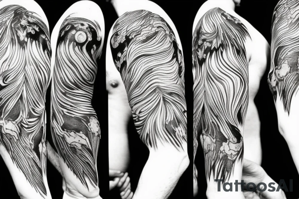 abstract art, thin lines, negative space, lightning, icarus tattoo idea abstract art, thin lines, negative space, lightning, icarus tattoo idea