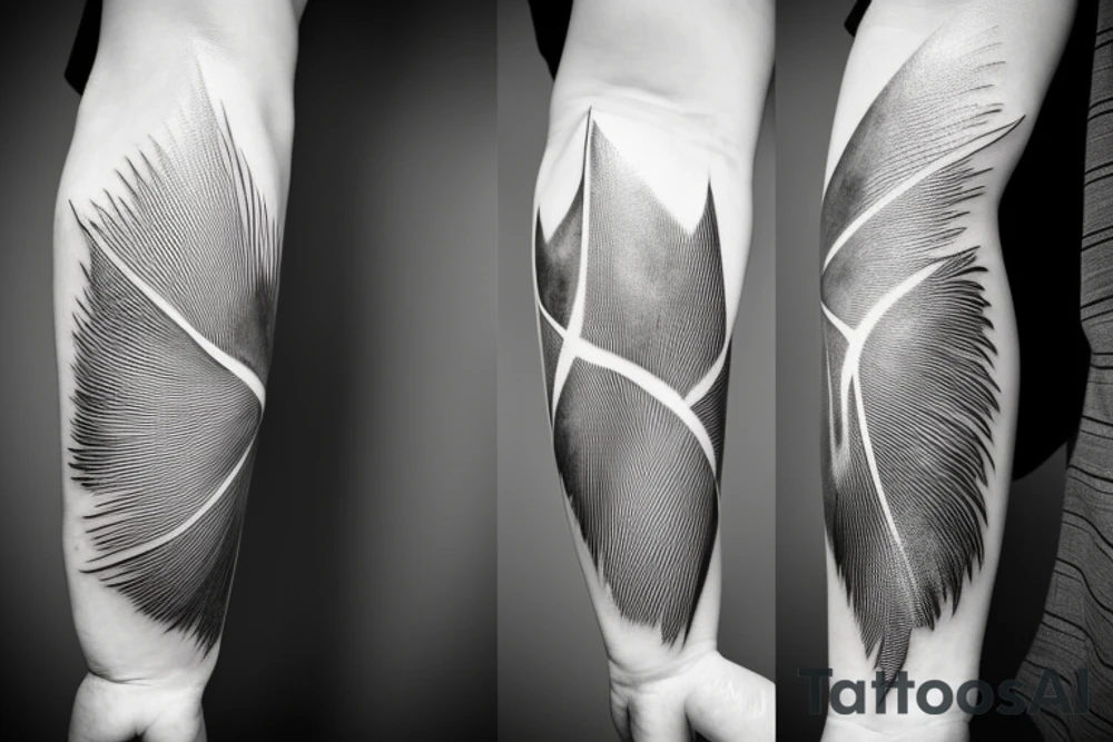 lightning, minimal, thin lines, detail, abstract random lines, luxurious, icarus tattoo idea