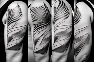 lightning, minimal, thin lines, detail, abstract random lines, luxurious, icarus tattoo idea