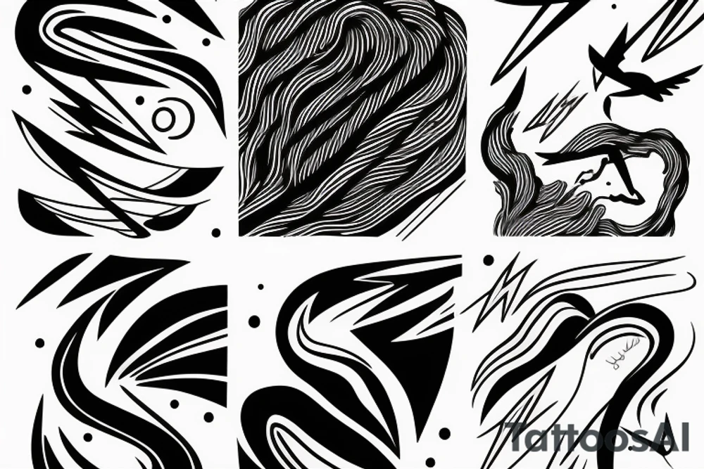 lightning, minimal, thin lines, detail, abstract random lines, icarus tattoo idea lightning, minimal, thin lines, detail, abstract random lines, icarus tattoo idea
