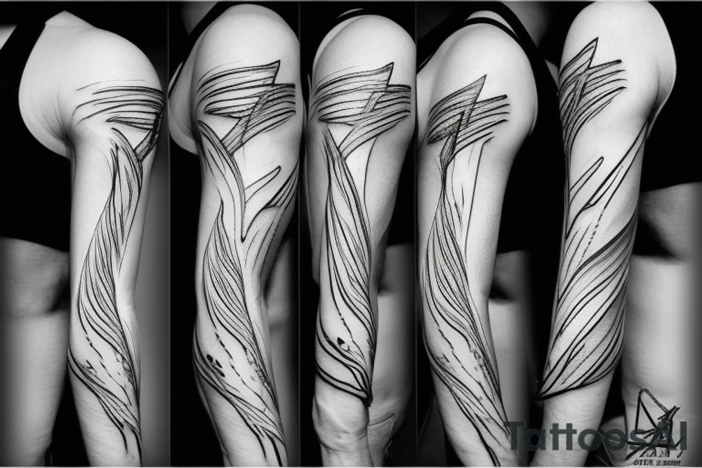 lightning, minimal, thin lines, detail, abstract random lines, icarus tattoo idea lightning, minimal, thin lines, detail, abstract random lines, icarus tattoo idea