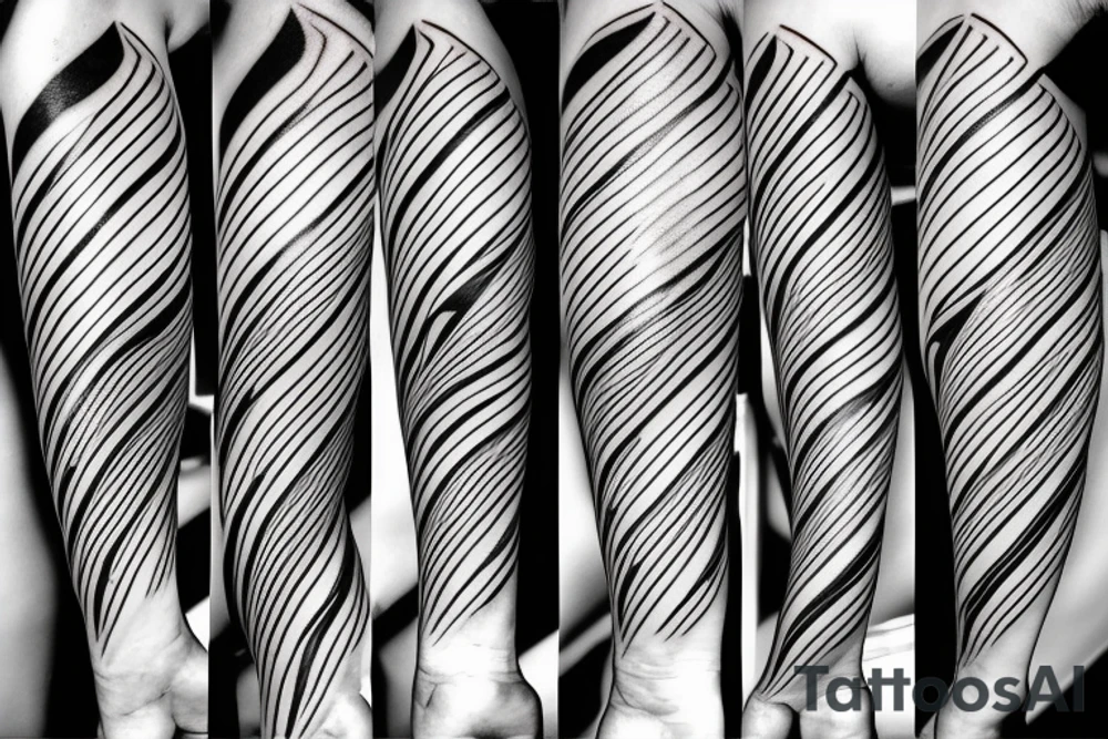 lightning, minimal, thin lines, detail, abstract random lines, icarus, Phoenician tribal tattoo idea
