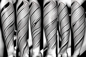 lightning, minimal, thin lines, detail, abstract random lines, icarus, Phoenician tribal tattoo idea