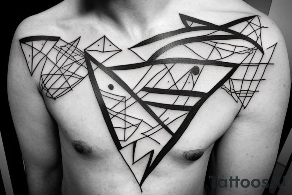 lightning, minimal, thin lines, detail, abstract random lines, icarus, Phoenician tribal tattoo idea lightning, minimal, thin lines, detail, abstract random lines, icarus, Phoenician tribal tattoo idea