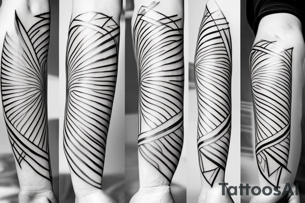 lightning, minimal, thin lines, detail, abstract random lines, icarus, Phoenician tribal tattoo idea