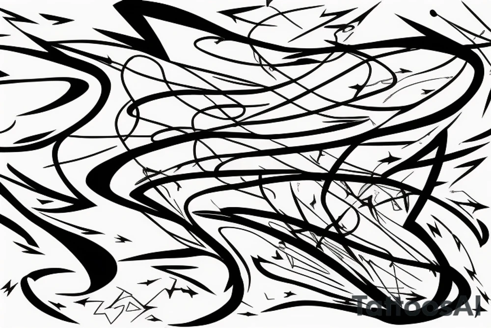 lightning, detail, abstract random lines, icarus, broken glass tattoo idea