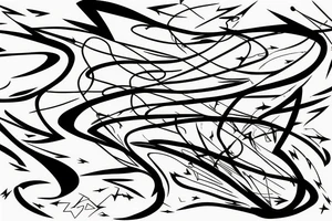 lightning, detail, abstract random lines, icarus, broken glass tattoo idea