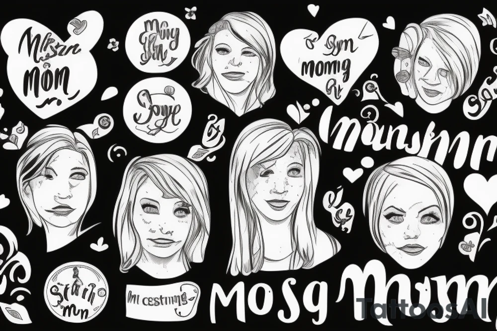 Missing mom at cabin tattoo idea