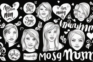 Missing mom at cabin tattoo idea