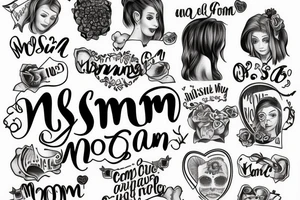 Missing mom at cabin tattoo idea