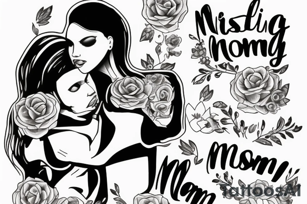 Missing mom at cabin tattoo idea