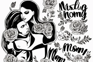 Missing mom at cabin tattoo idea