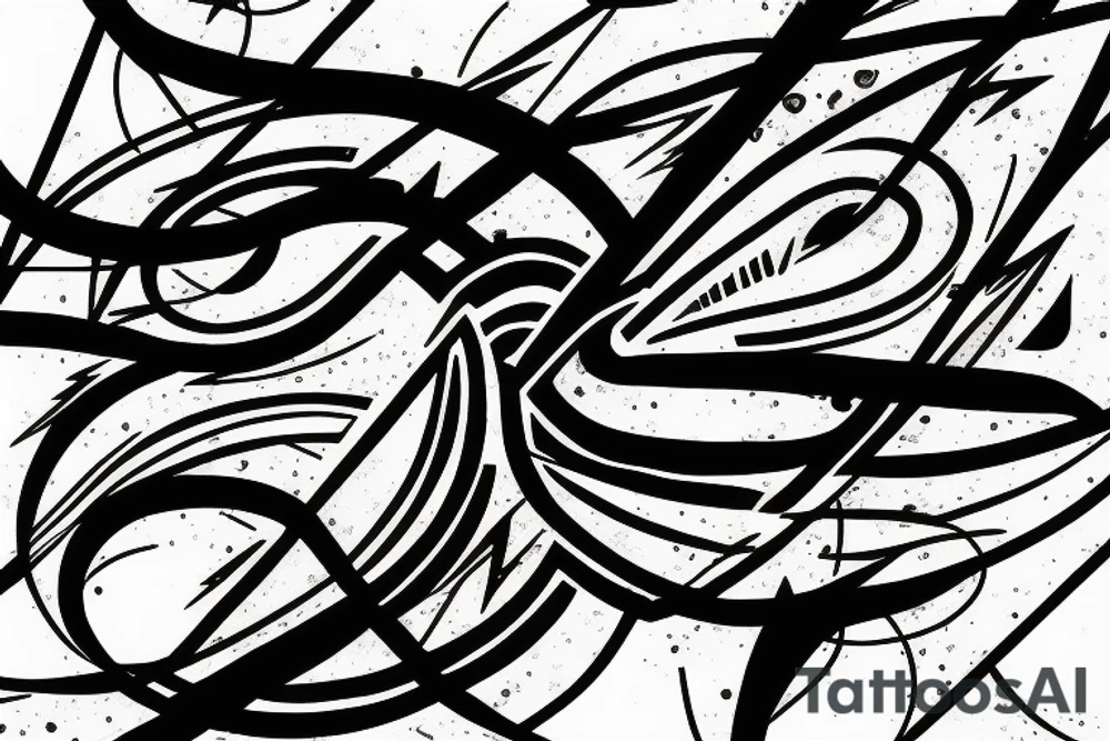 lightning, detail, abstract random lines, broken glass tattoo idea