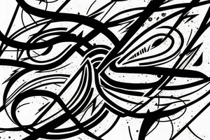 lightning, detail, abstract random lines, broken glass tattoo idea