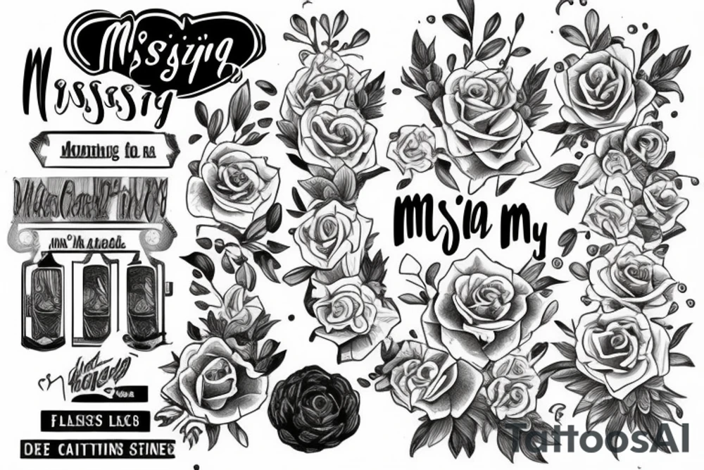 Missing my mom at cabin tattoo idea