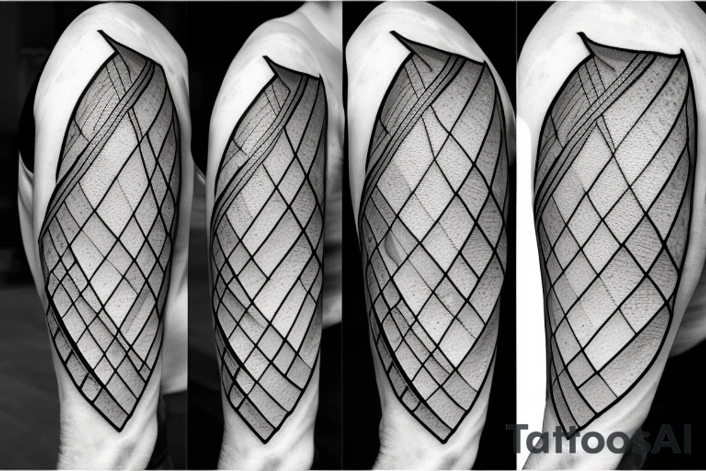 lightning, detail, abstract random lines, broken glass tattoo idea