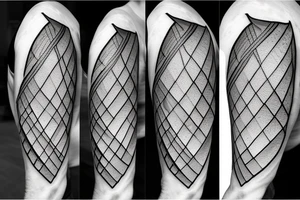 lightning, detail, abstract random lines, broken glass tattoo idea