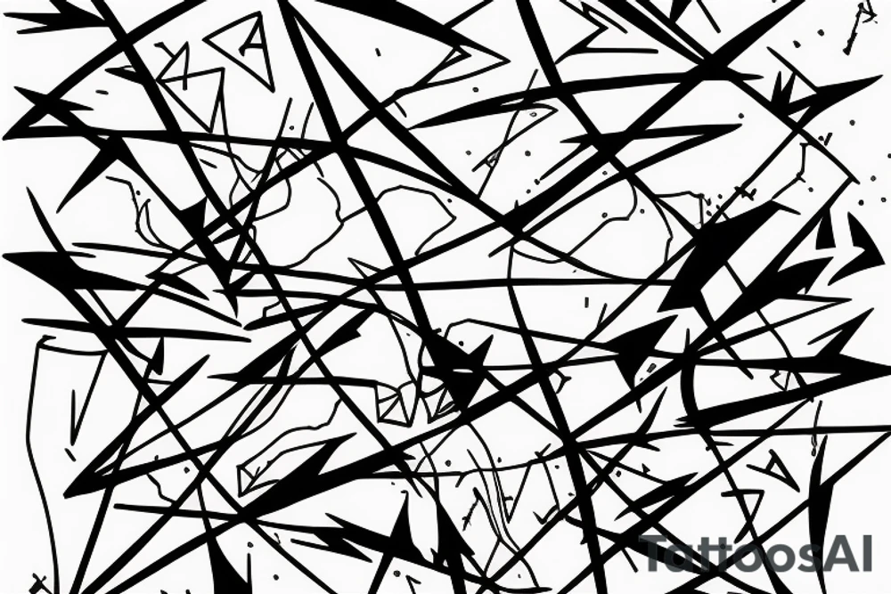 lightning, detail, abstract random lines, broken glass tattoo idea lightning, detail, abstract random lines, broken glass tattoo idea
