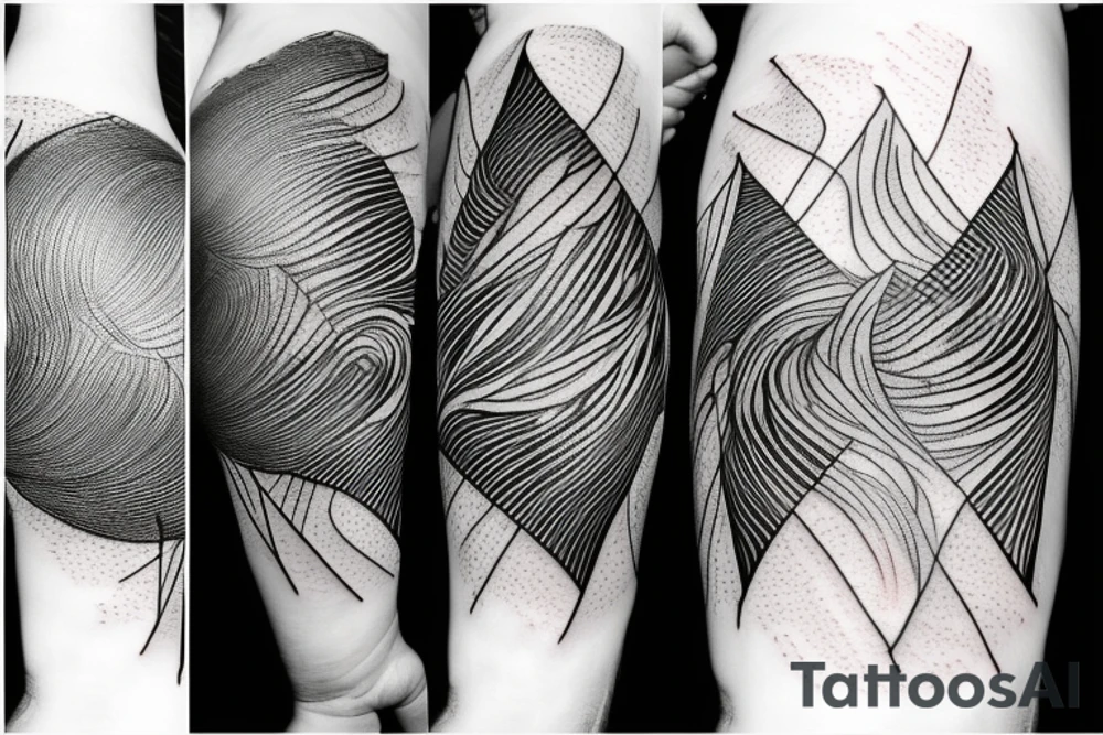lightning, detail, abstract random lines, broken glass tattoo idea