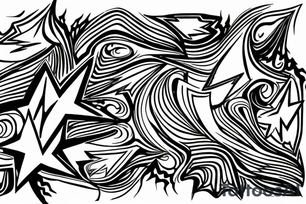 lightning, detail, abstract random lines, broken glass tattoo idea
