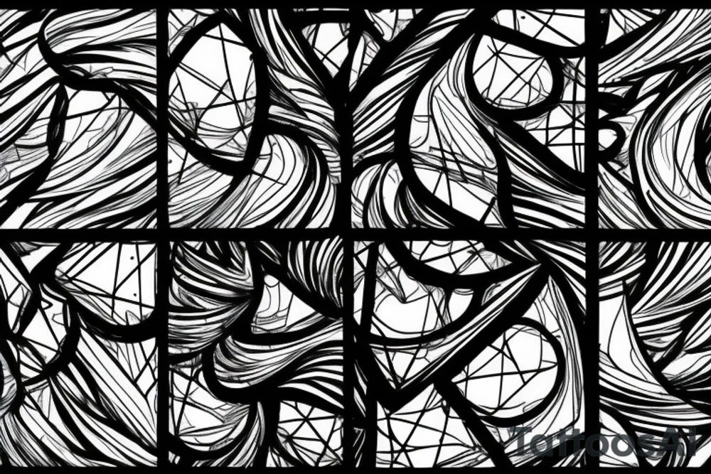 lightning, detail, abstract random lines, broken glass tattoo idea