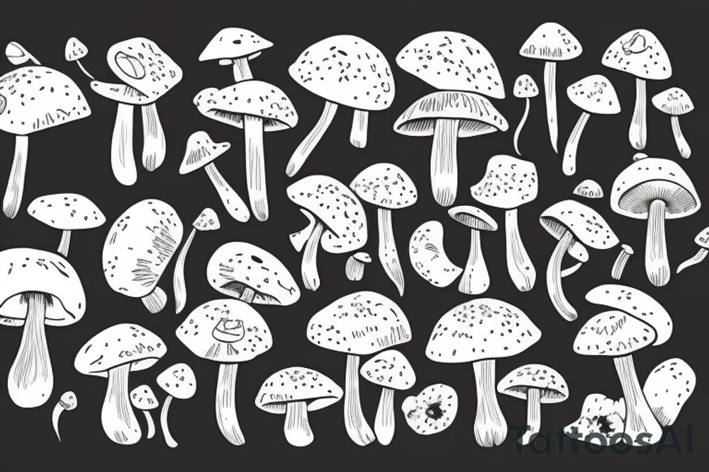 Mushroom tattoo idea